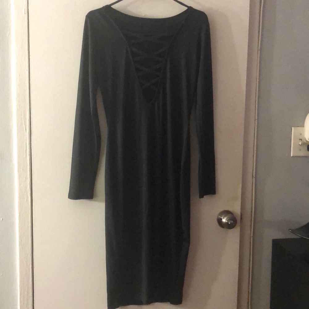 Black Midi dress